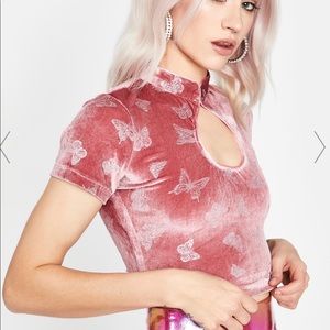 Doll skill candy cute complex keyhole top M